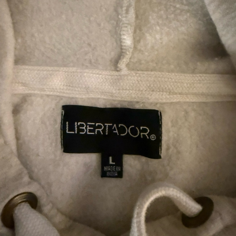 Libertador “Good Vibes” Gray Hoodie with Black Accents - Picture 2 of 4